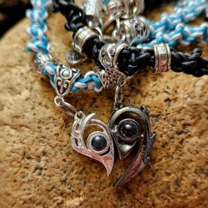 Steampunk Lover's Magnetic Heart Pendant